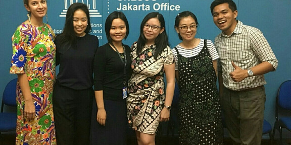 Group picture of Interns