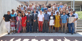 Group picture of SPRING students at their final event at the TU Dortmund University.