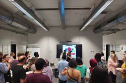 SPRING students opening the programme for the SPRING Party 2022 SPRING students opening the programme for the SPRING Party 2022