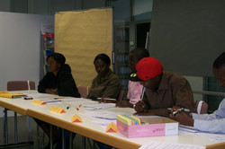 Picture of students reading texts