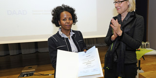 DAAD Award - Genet Alem Picture of Prof. Ursula Gather and Genet Alem