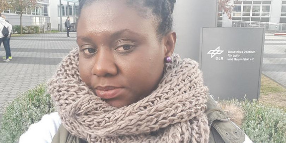 SPRING alumna Christine Bonsu Selfie of Christine Bonsu.