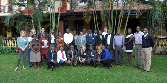 Grouppicture of the workshop participants in Kenya.