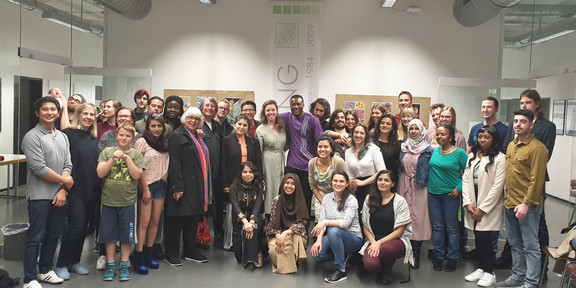 group picture of all participants of the SPRING Party