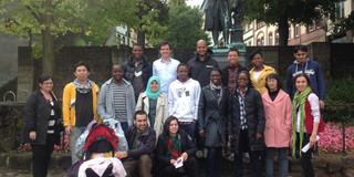 Group picture of SPRING students during their excursion in East-Germany.