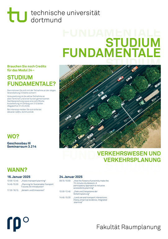 Infoplakat Studium Fundamentale VPL