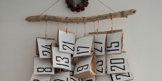 Ansicht eines Adventskalenders