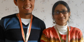 Winners of the silber medal at the finals of the good governance debate series Winners of the silber medal at the finals of the good governance debate series