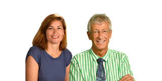 Neuer Dekan, Prodekanin Foto von Prof. Dr. Sophie Schramm und Prof. Dr. Dietwald Gruehn.