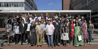 Group picture of the SPRING batch and other guests at the final event 2012.