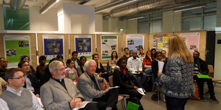 Dr. Anne Weber giving a presentation to the SPRING batch Picture of Dr. Anne Weber giving a presentation to the SPRING batch