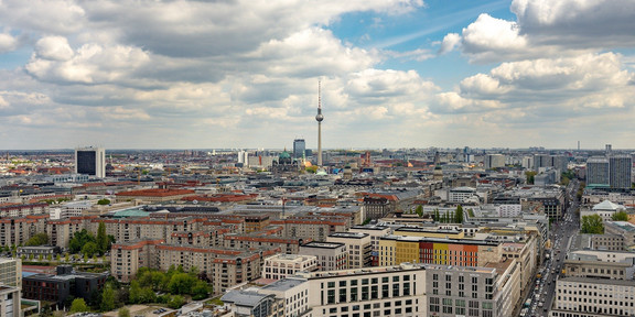 Berlin Skyline picture of the skyline of Berlin.