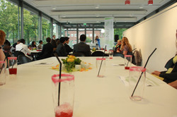 Picture inside the Rudolph-Chaudoire Pavillon where the event took place